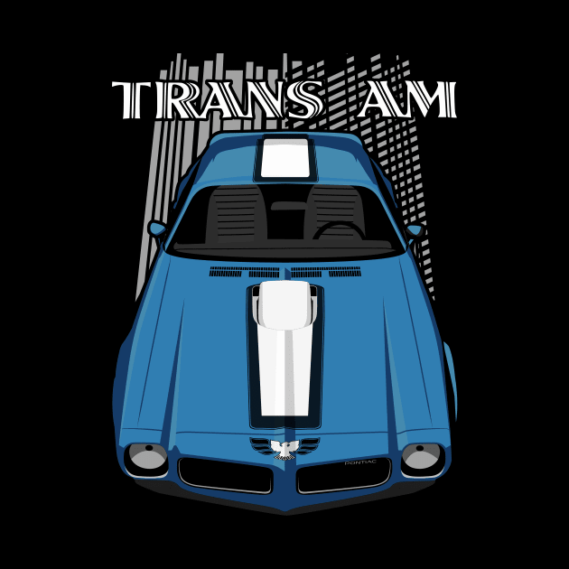 Pontiac Transam 1972 - Blue and White by V8social