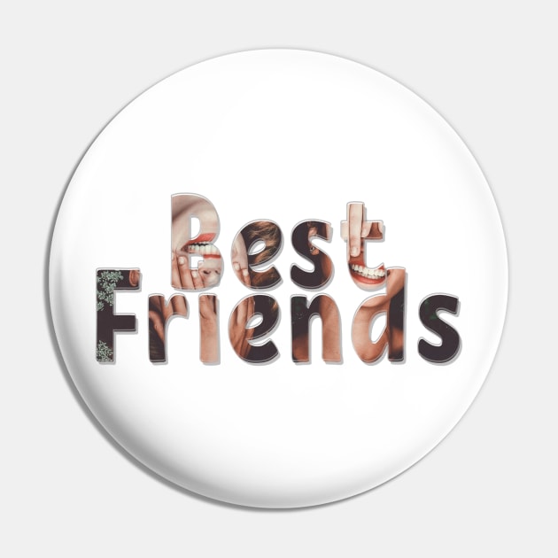 Best Friends Pin by afternoontees