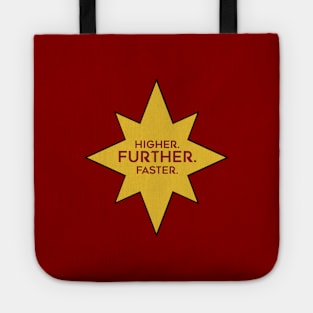 Star. Higher. Further. Faster. More Tote