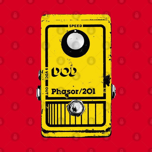 DOD Phasor Pedal Guitar FX Fan Art Design by DankFutura