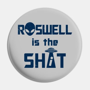 Funny Retro Vintage Alien UFO Roswell Conspiracy Theory I Love Aliens Slogan Pin