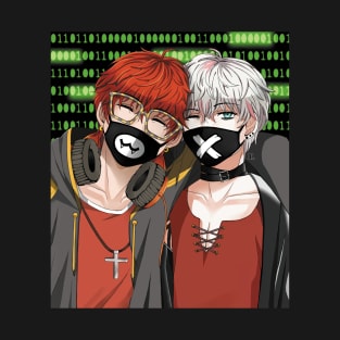 Mystic Messenger 707 and Unknown (no hands/text ver) T-Shirt