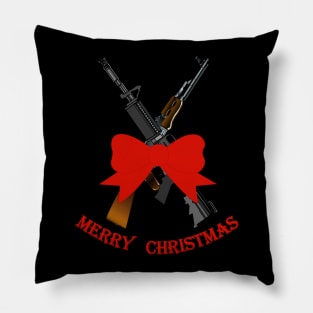 Christmas Rifles - M4 - AK Pillow