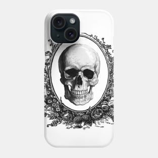 Skull and flowers Phone Case