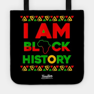 I Am Black History African American Black Pride T Shirt Tote