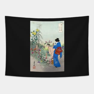 Ogata Gekko woodblock print Tapestry