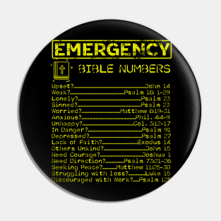 bible emergency hotline numbers, Pin