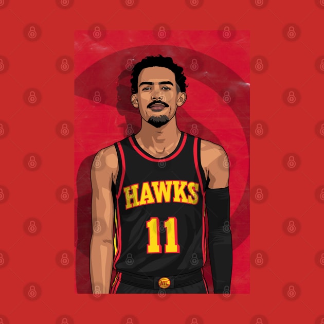 TRAE YOUNG by origin illustrations