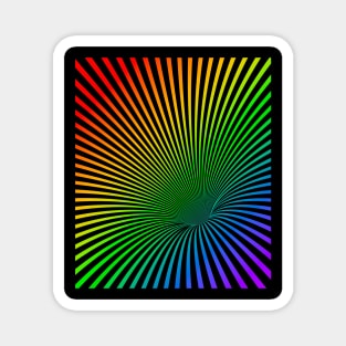 Rainbow Vortex Magnet