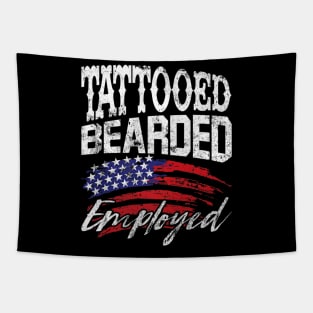 Tattooed Bearded Employed Tapestry