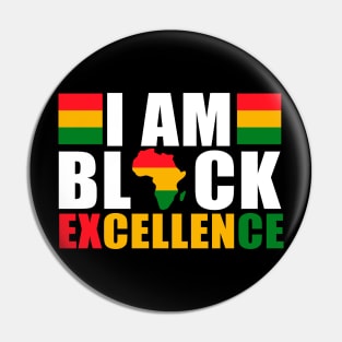 Black Excellence Pin