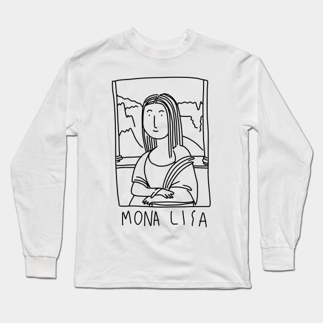 Magnum Opus Mona - Mona Long T-Shirt - TeePublic Sleeve | Lisa