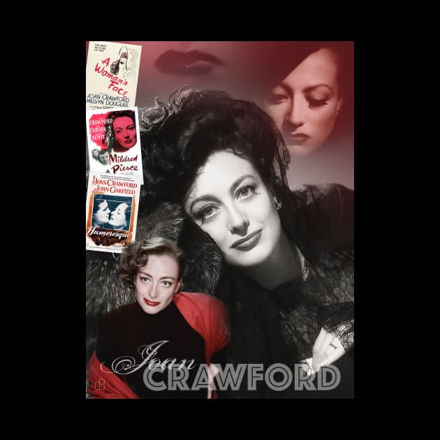 Joan Crawford Collage Portrait by Dez53