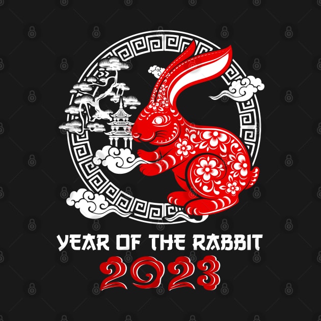 Year Of the Rabbit 2023 - Chinese Zodiac New Year 2023 by Sandra Holloman