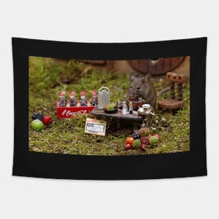 Mouse meal time Tapestry