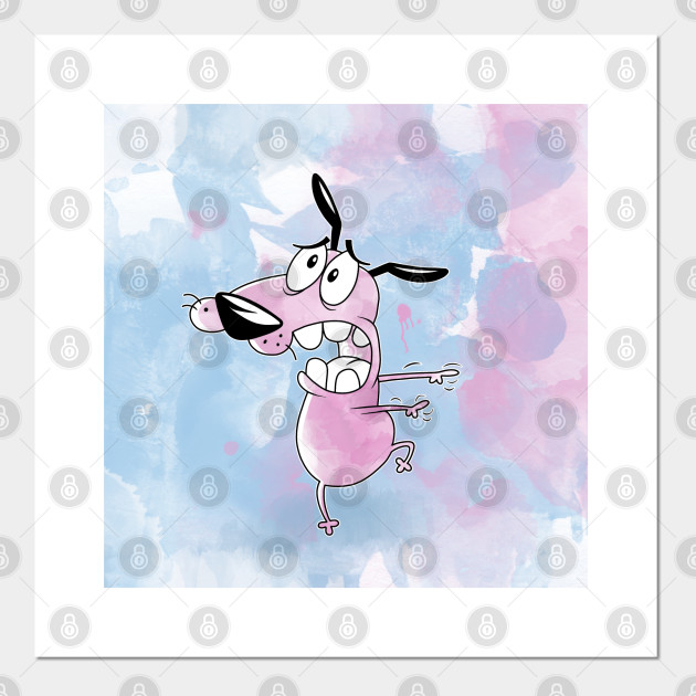 Courage The Cowardly Dog Courage The Cowardly Dog Posters And Art Prints Teepublic Dilworth for cartoon network and the eighth of the cartoon cartoons. teepublic