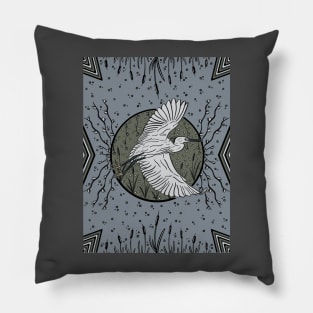 Egret Pillow