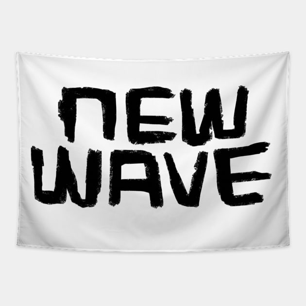 New Wave Music, Love New Wave Tapestry by badlydrawnbabe