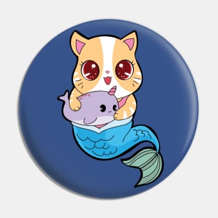 Purrmaid Pin