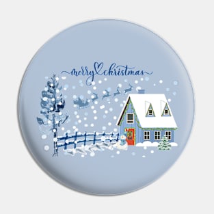 Winter Wonderland: Merry Christmas Pin