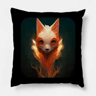 Fox Fire Pillow