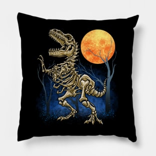 Dinosaur Fossil Skeleton Pillow