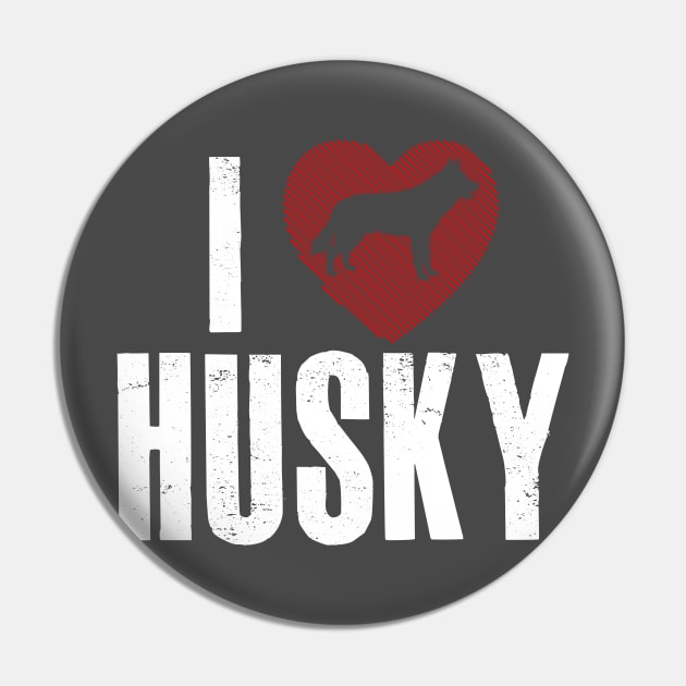 I love my Husky Pin by bashirtdesign