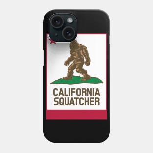 California Squatcher, california, Bigfoot, Sasquatch Phone Case