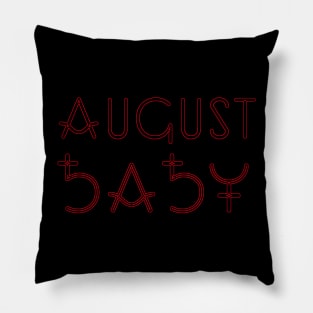 Month of August Pillow