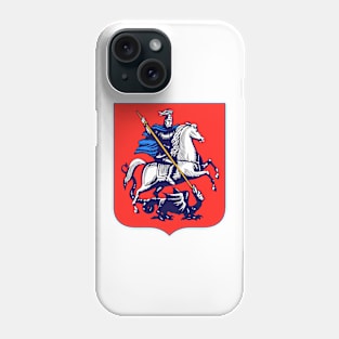 Moscow Flag Coat of Arms Phone Case