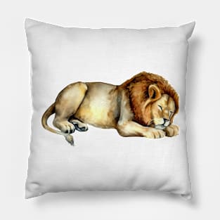 Sleeping lion Pillow