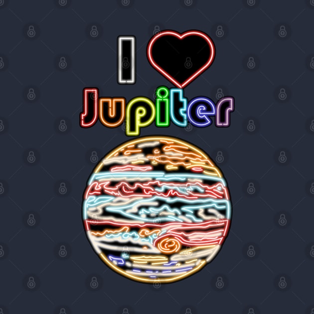 Electric Solar System I Love Jupiter by gkillerb