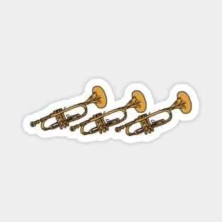 Three Trumpets Magnet