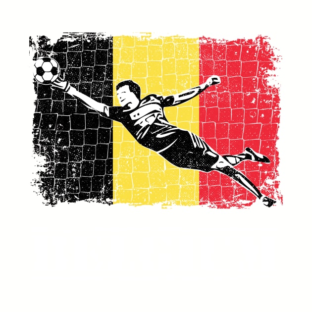 Belgium Soccer Supporter Goalkeeper Shirt by zeno27