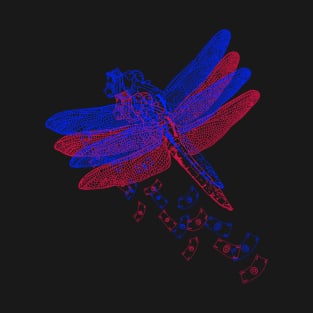 Trippy Psychedelic Dragonfly T-Shirt