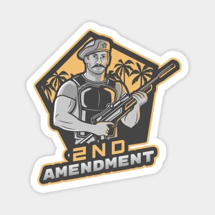 The Man With A Sniper Rifle - 2nd Amendment Magnet