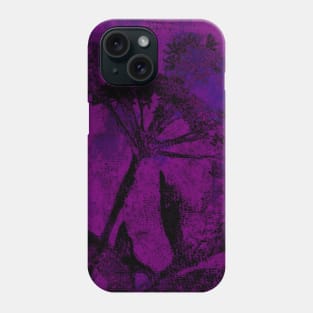 Neon Purple Cow Parsley Phone Case