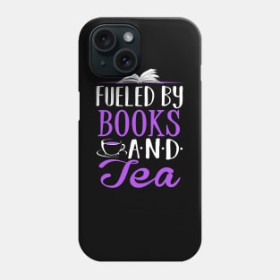 Fueled by Books and Tea Phone Case