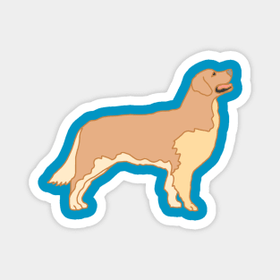 golden retriever pocket tee Magnet