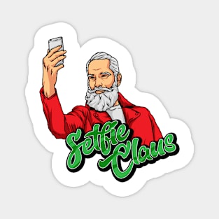 Selfie Claus Magnet