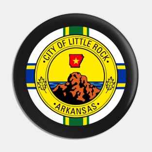 Little Rock Flag Decal Pin