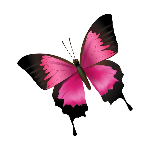 Pink Butterfly by Pet & Nature Lovers