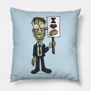 I Love Brains Pillow