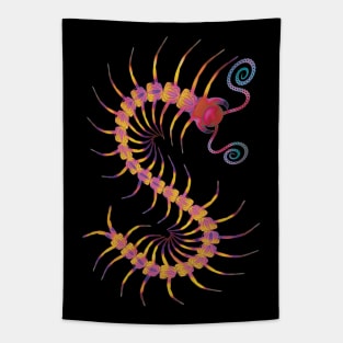 Sunset Centipede Tapestry