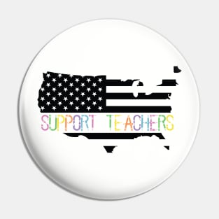 Support Teachers Pin