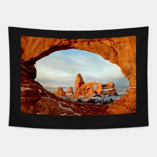 Turret Arch Through The Window Tapestry