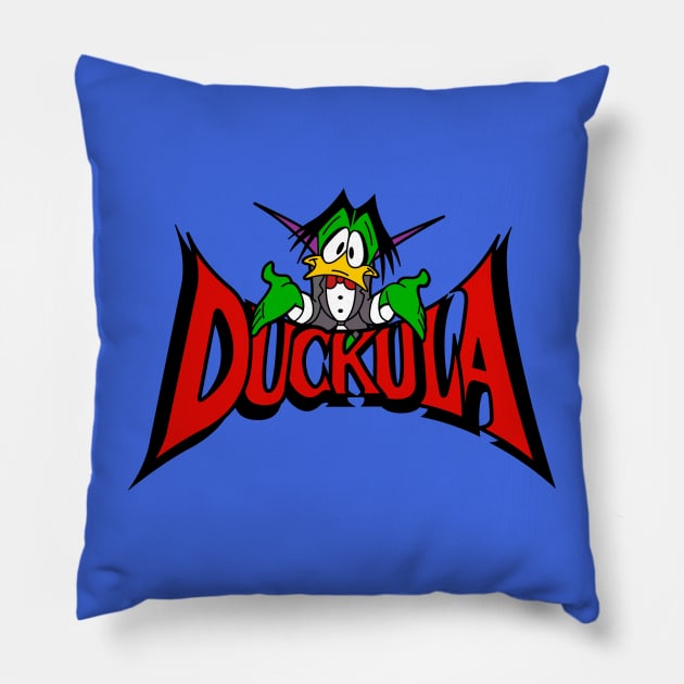 Count Duckuula Pillow by RobotGhost