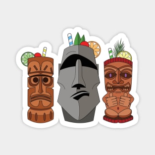 Tiki Trio Magnet