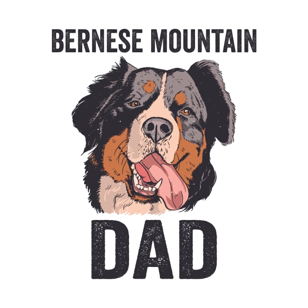 Bernese Mountain Dog Dad by Visual Vibes