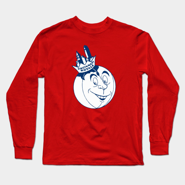 Defunct Cincinnati Royals Cincinnatti Long Sleeve T Shirt Teepublic